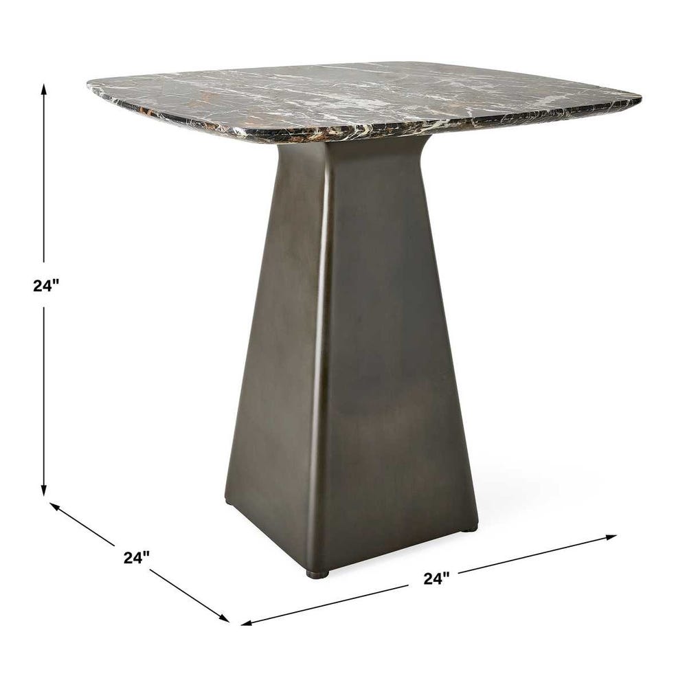 Equilateral Side Table - Bronze