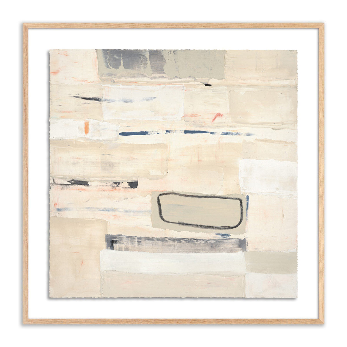 Layered Landscape I Love 40" x 40"