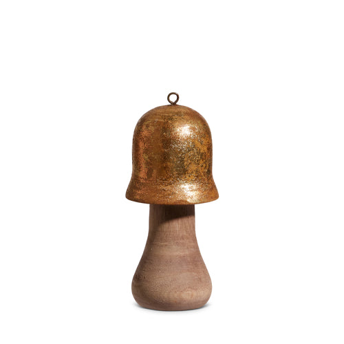 6" GOLD FOILED MUSHROOM ORNAMENT