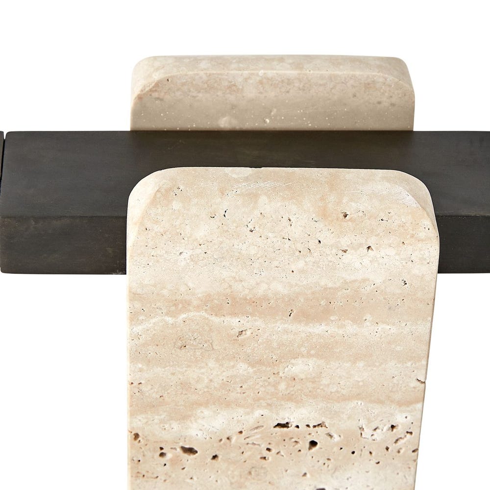 Director Table Lamp - Travertine