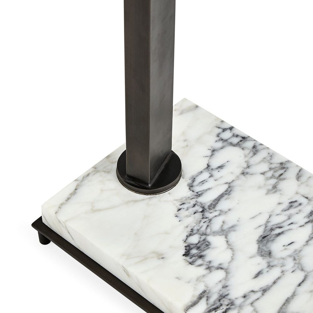 Illume Floor Lamp - Marble/Bronze