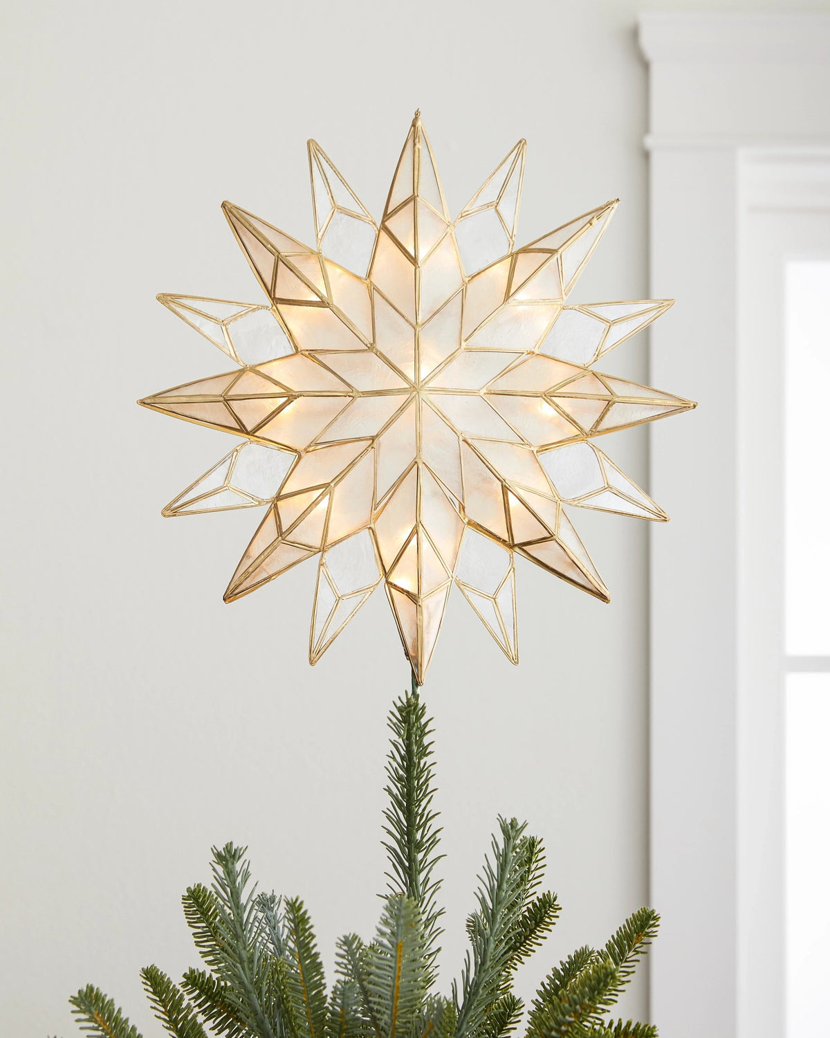 14" Double-Sided Starburst Tree Topper