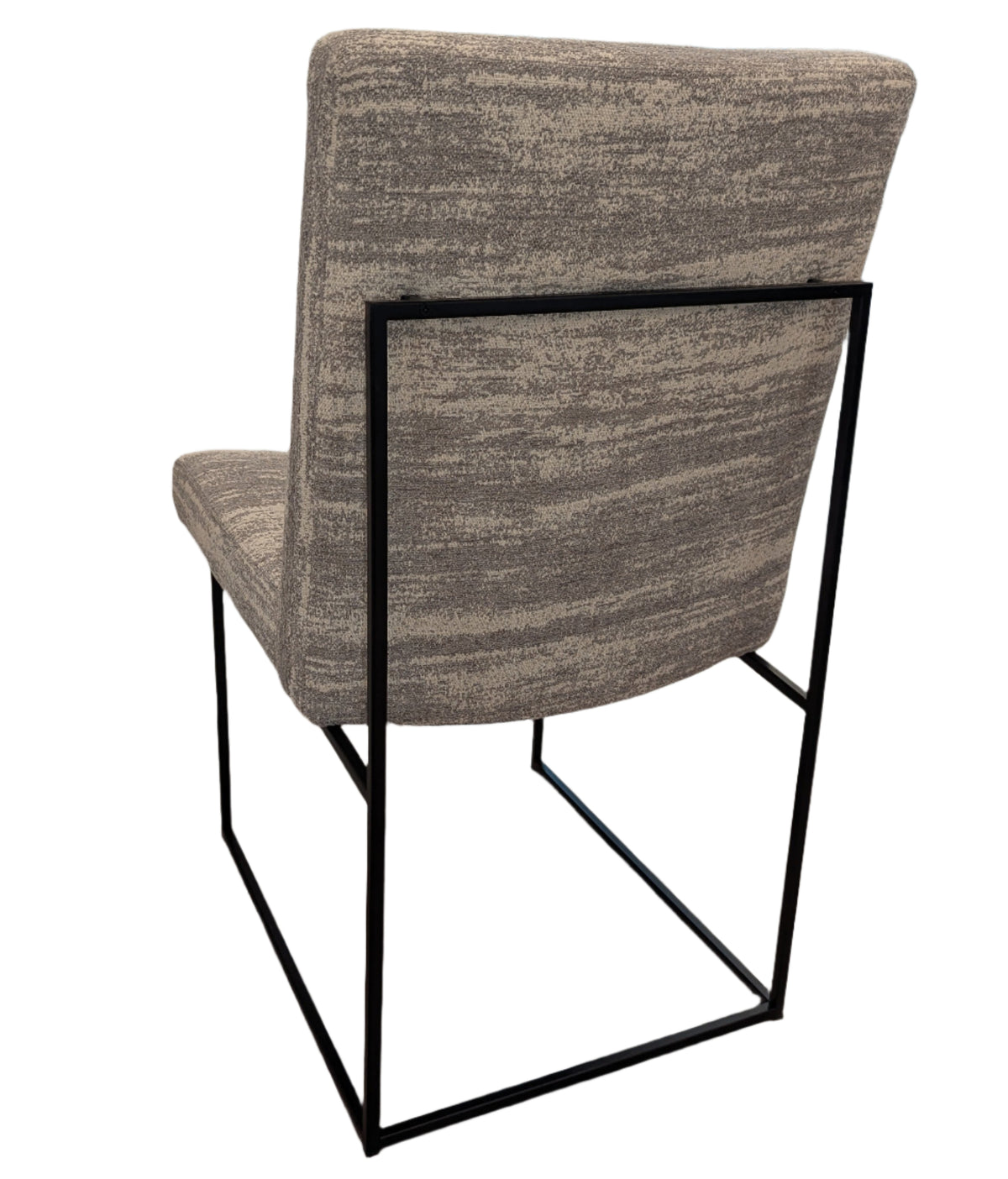 Dining Chair with COM Fabric & Black Base