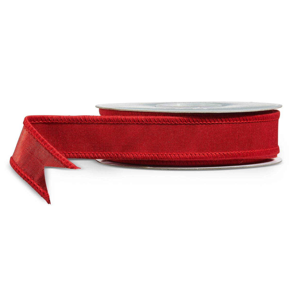 1" Red Wired Ribbon