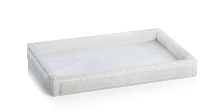 Côte d'Azur Alabaster Vanity Tray - 11 in