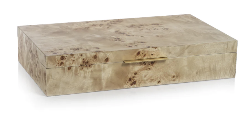 Burlwood Veneer Box - Large
