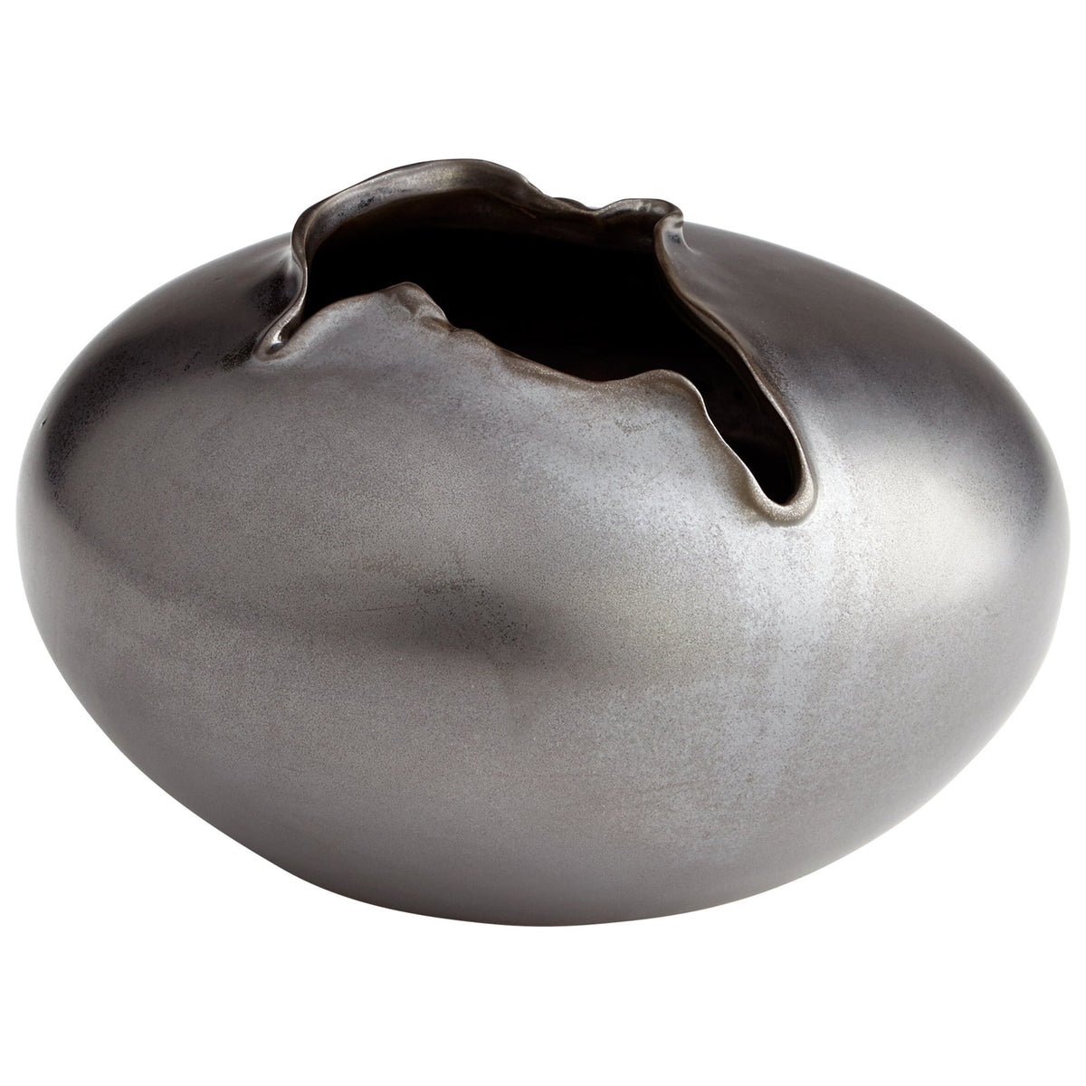 Tambora Vase Metal - | Black - Small