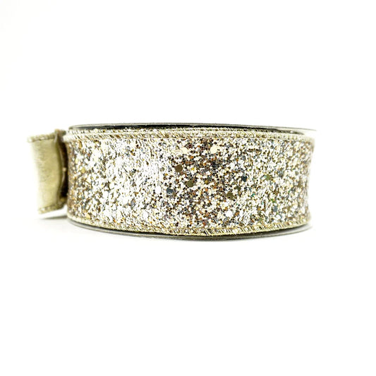 PLATINUM CHUNKY GLITTER 1/5", 10 YRD