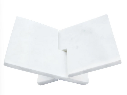 Interlocking Marble Book Holder