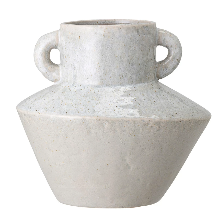 Stoneware Vase with Handles