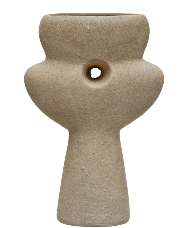 Terracotta Sculptural Vase