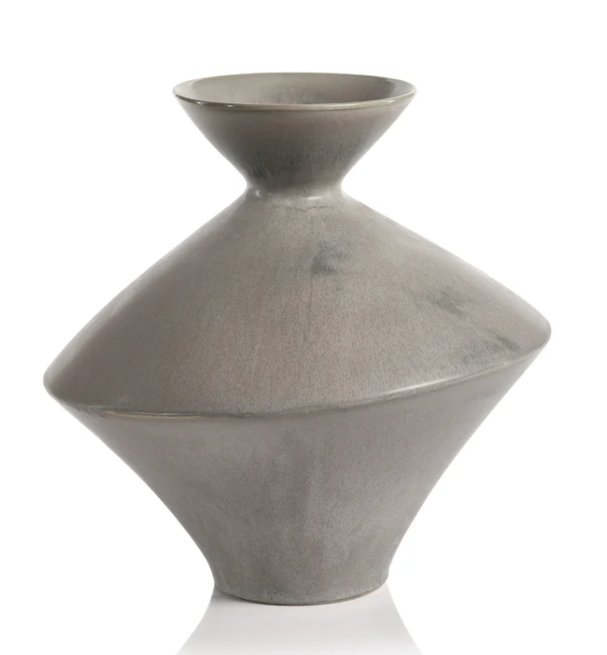 Bergen Gray Stoneware Vase