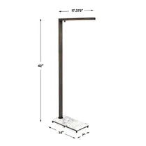Illume Floor Lamp - Marble/Bronze
