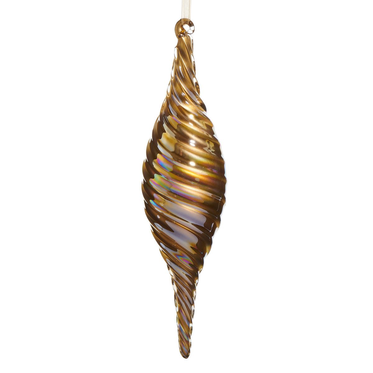 9.75" Gold Finial Ornament
