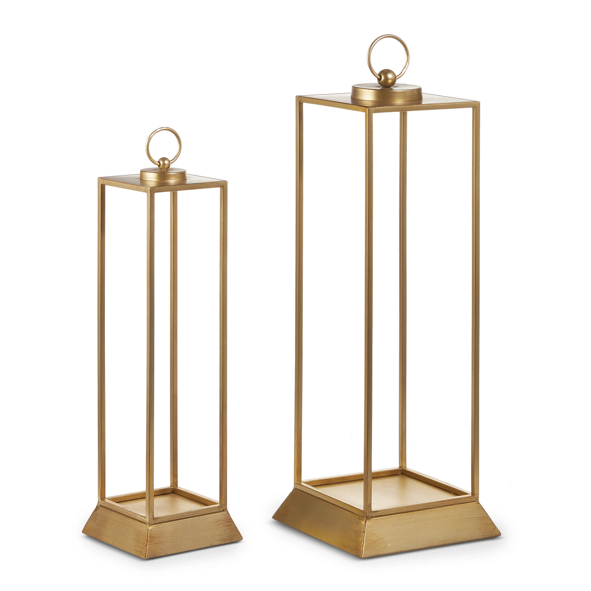24" Gold Lantern Set