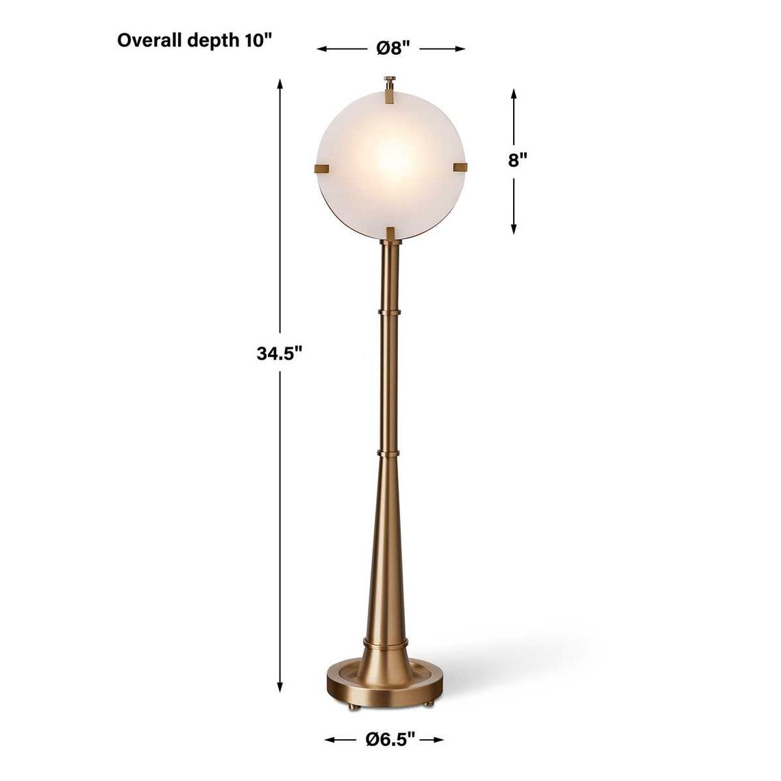 Headlight Table Lamp - Brass