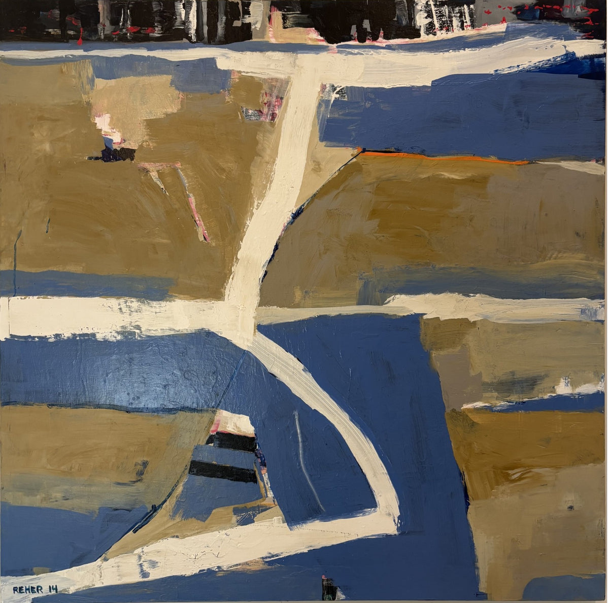 Broken Horizon by Richard Reher 44"W x 44"H