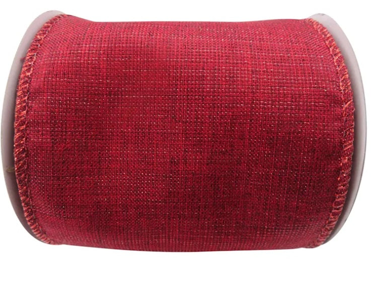 4" Glitter Ribbon, 5 Yd
