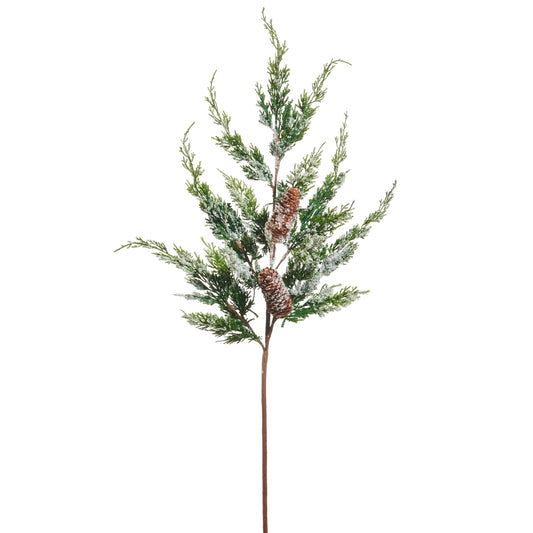 40.5" Iced Cypress Branch