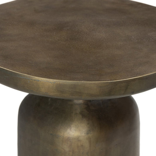 Odessa End Table - Brass