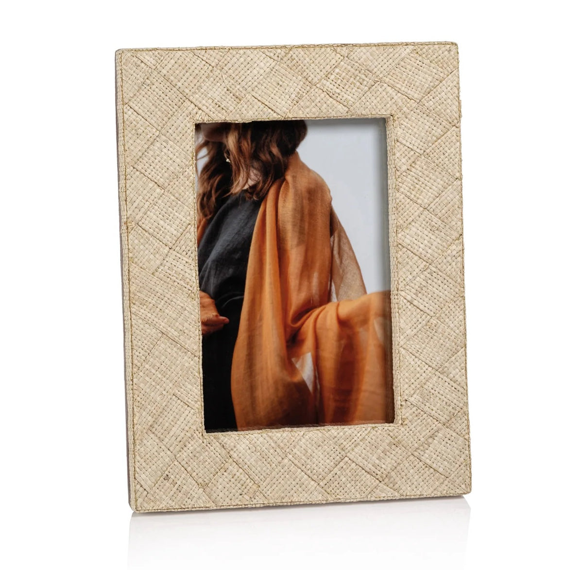 RAFFIA PHOTO FRAME