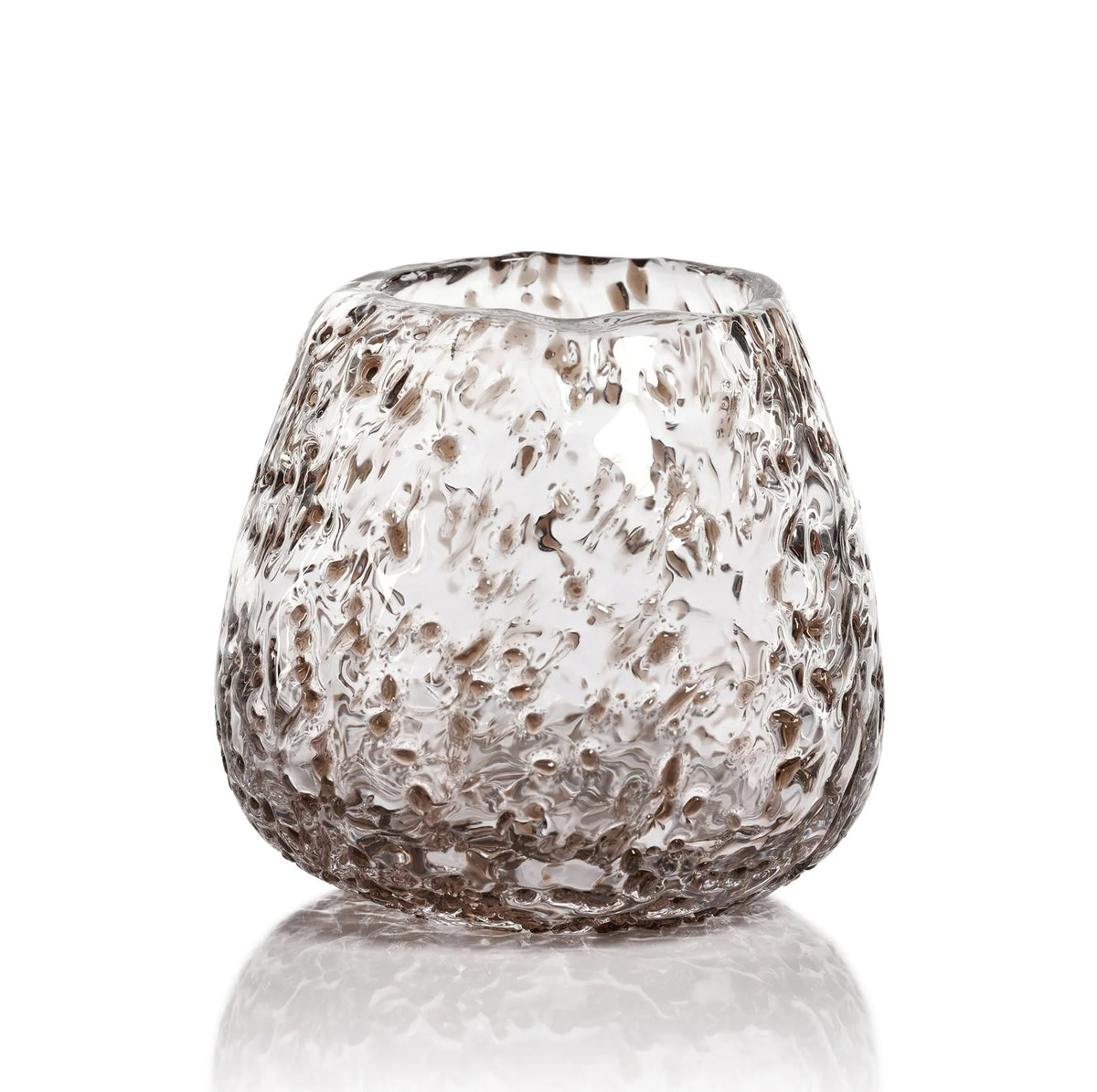 SCISSOR CUT GLASS VASE