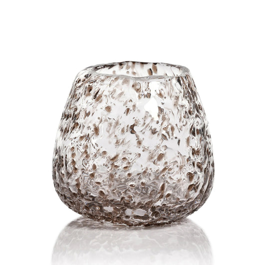 SCISSOR CUT GLASS VASE