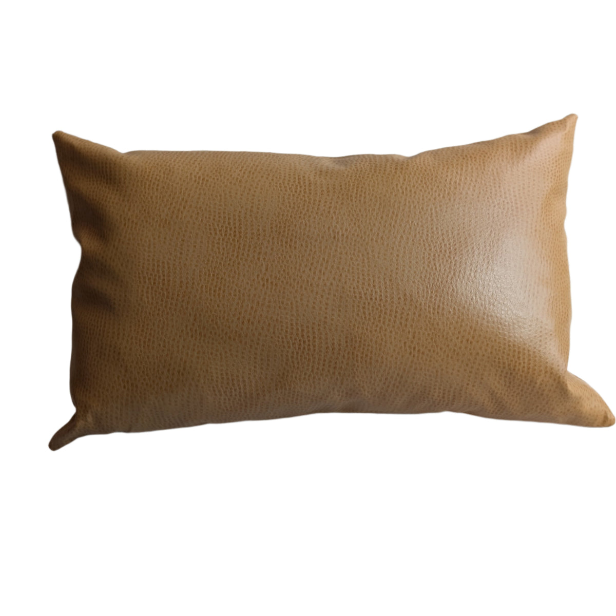 Curate Cares - 14" x 22" Leather Lumbar Pillow