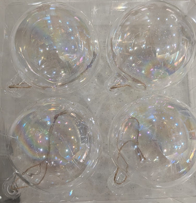 6" Blown Glass Ornaments