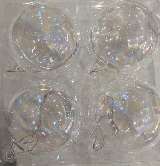 6" Blown Glass Ornaments
