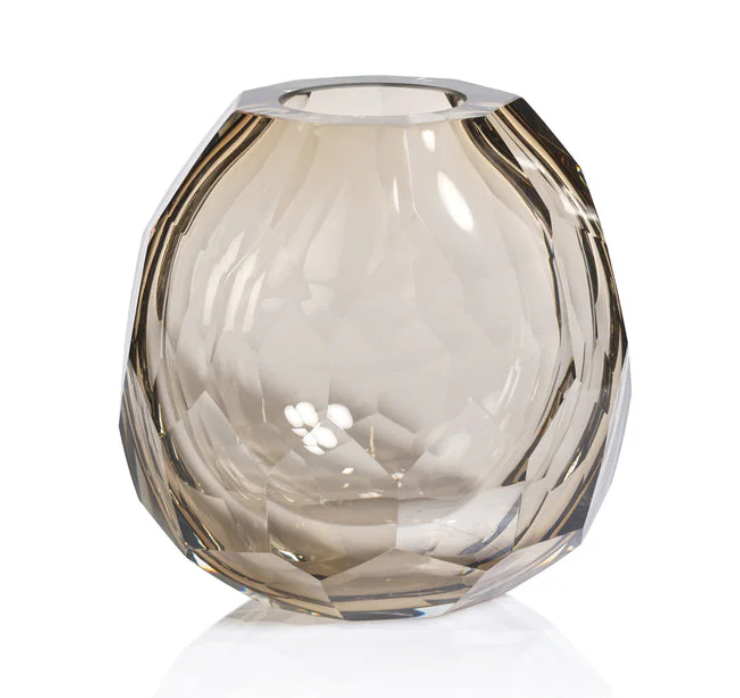 Andermatt Glass Vase - Taupe