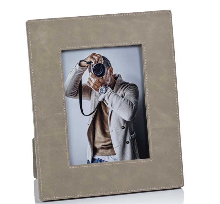 Bellecôte Photo Frame - Mink Leather - 5x7