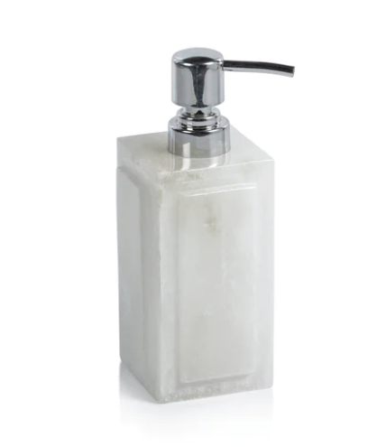 Côte d'Azur Alabaster Soap / Lotion Dispenser